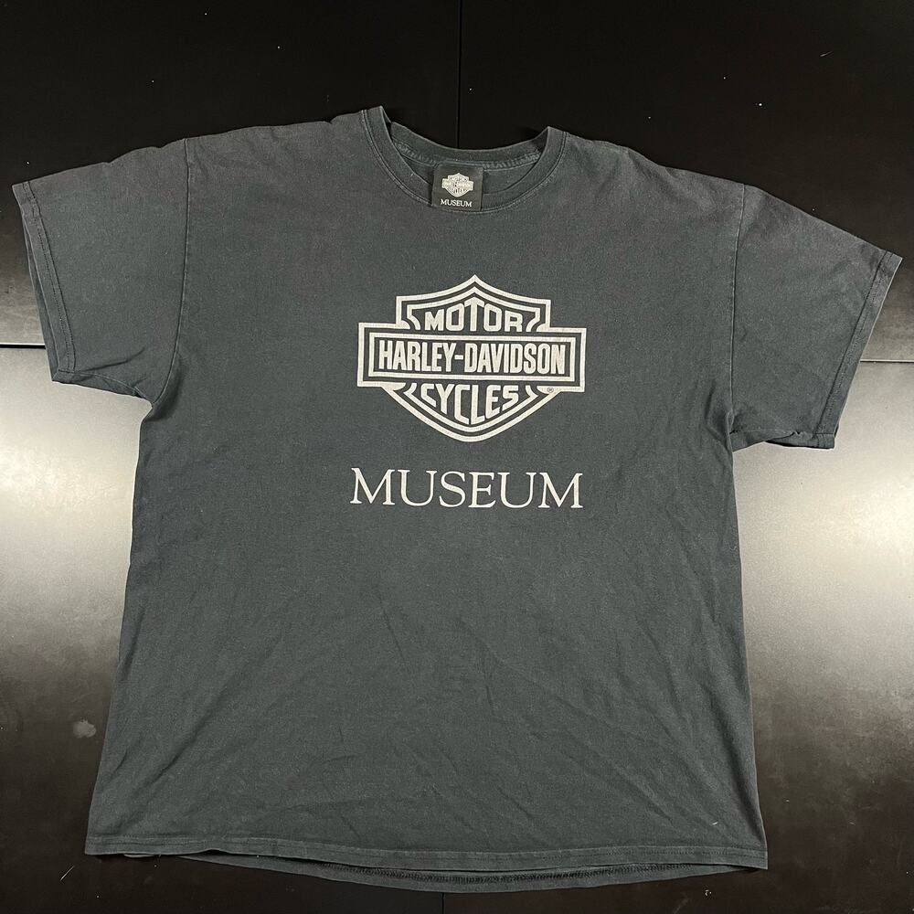 Harley Davidson Museum Shirt Men’s XL Black Collectible Biker Motorcycle